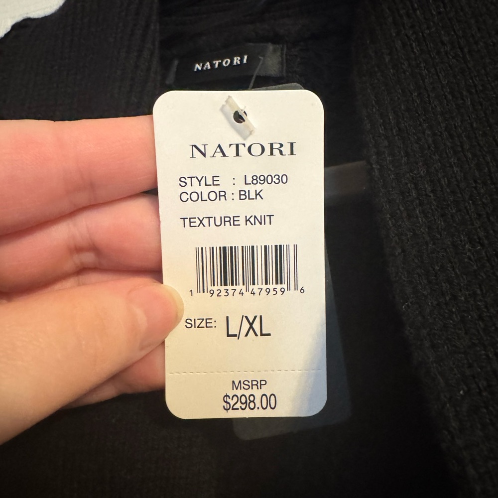 Natori Black Knit Sweater - Picture 3 of 4